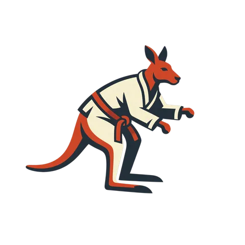 Outback BJJ Online — kangaroo in a gi